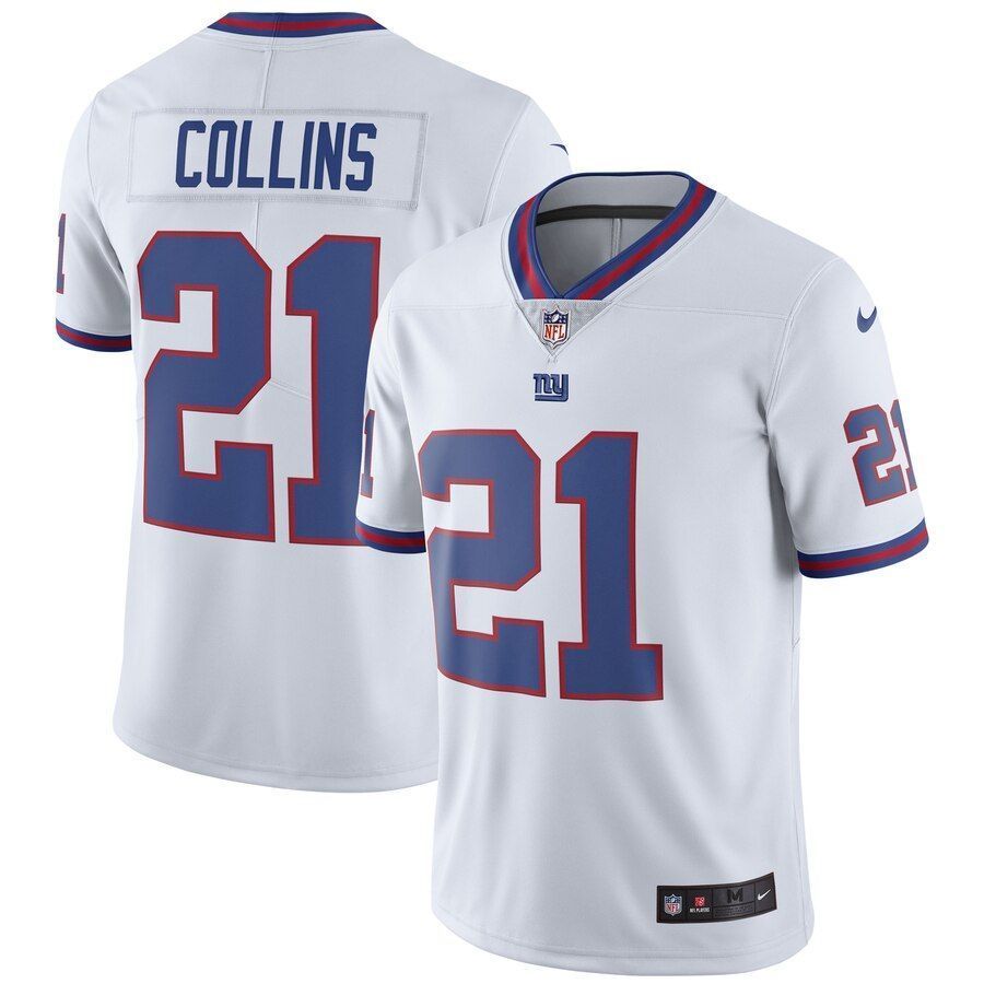 Landon Collins New York Giants Vapor Untouchable Color Rush Limited Player Jersey White 2019