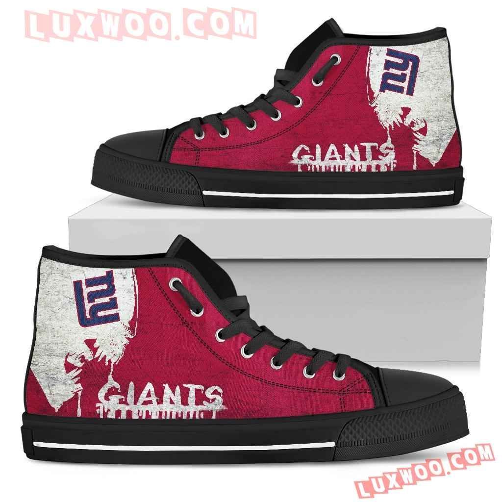 Alien Movie New York Giants High Top Shoes Sport Sneakers