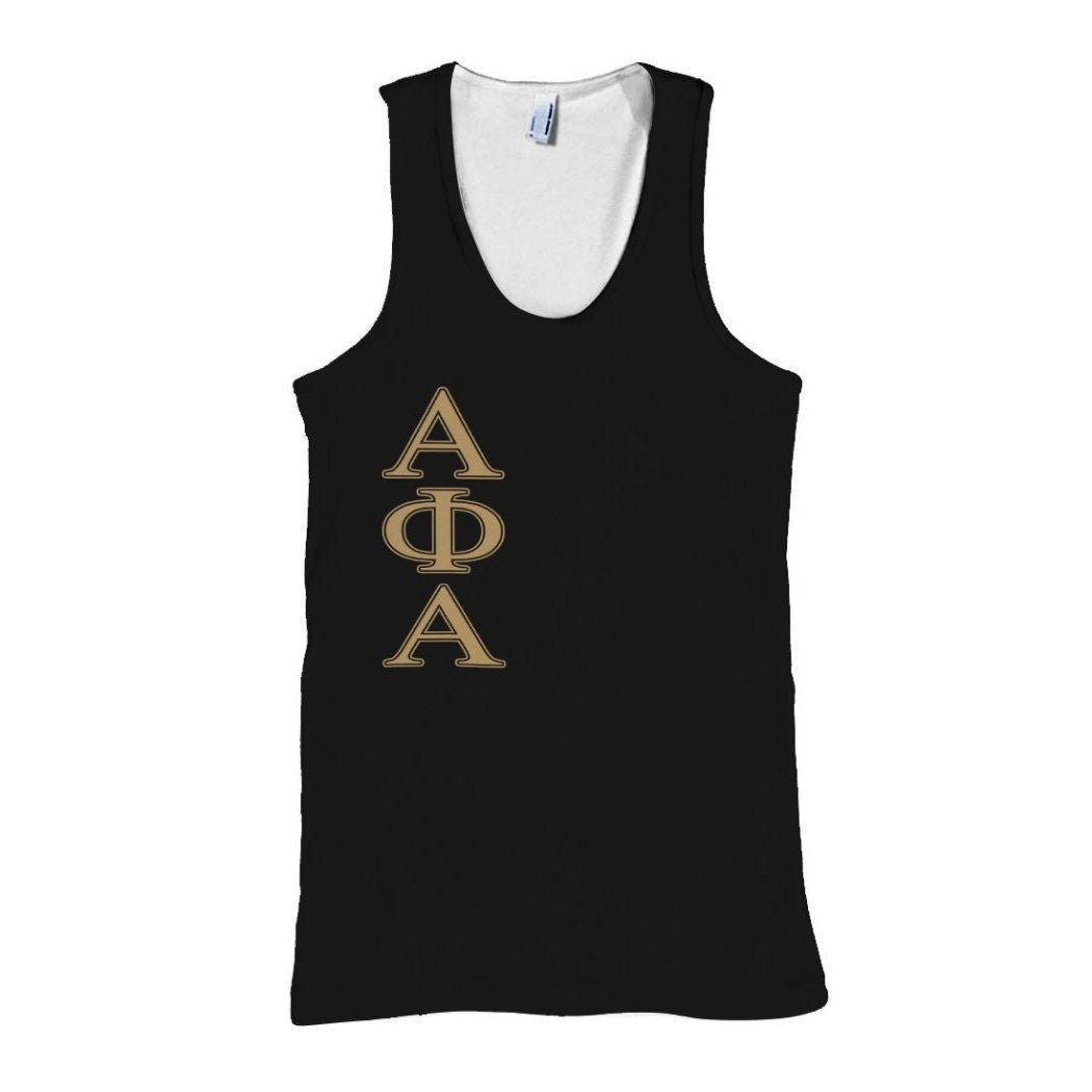 Wonderprint Tank Top  Alpha Phi Alpha Sphinx Manly Deeds Tank Top