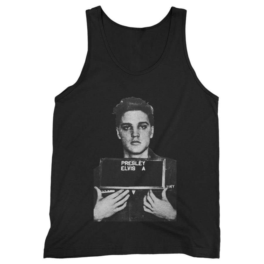 Elvis Aaron Presley Elvis Presley Prison Man’s Tank Top