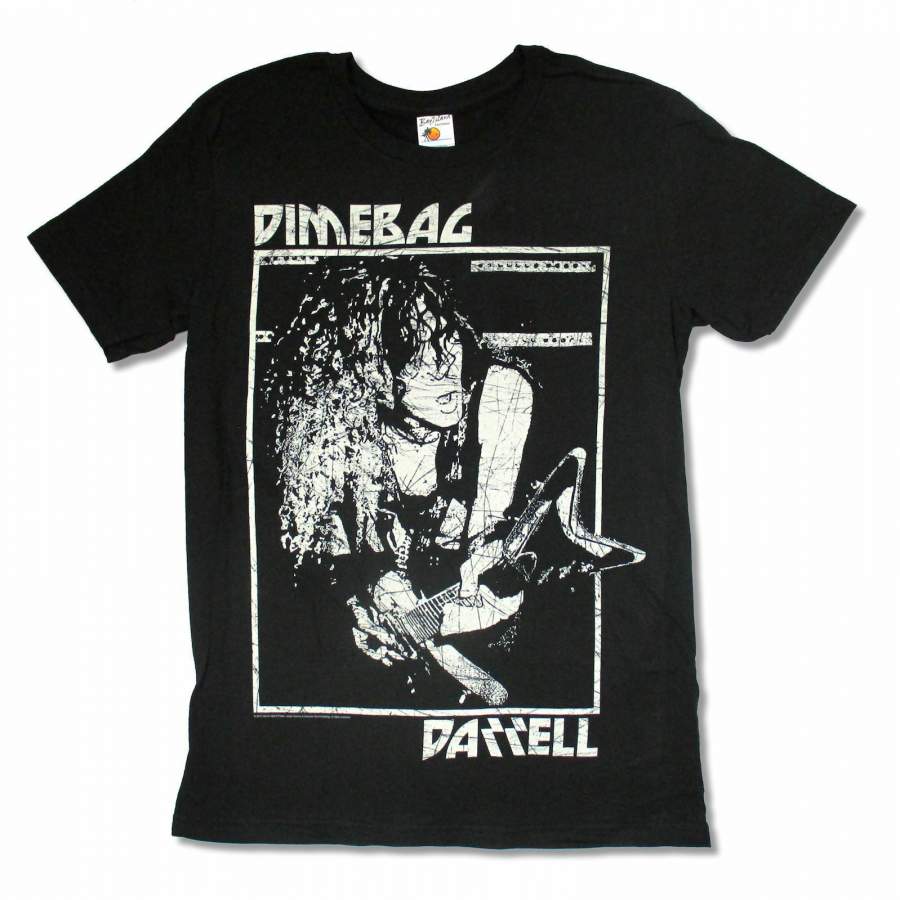 Dimebag Darrell Sketch Black T-Shirt