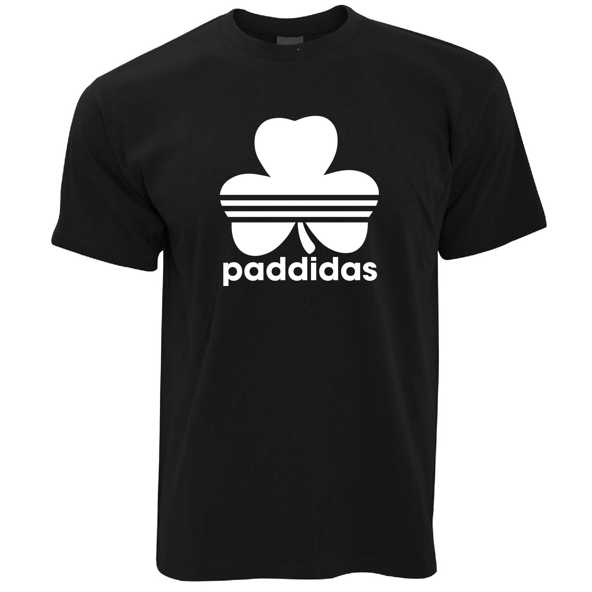 Mens St Patricks Day T Shirt Paddidas Paddy Irish Sport Tee