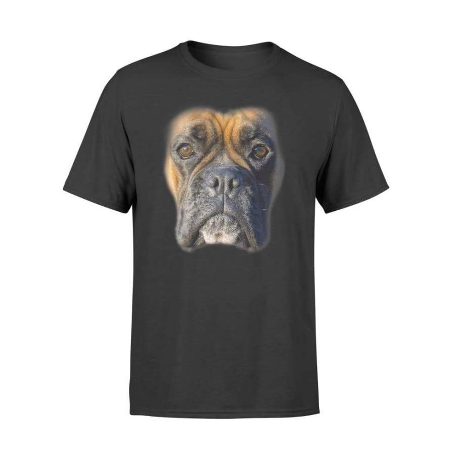 Animal Lover Gift Boxer Face Funny Dog Lovers Men – Standard T-shirt