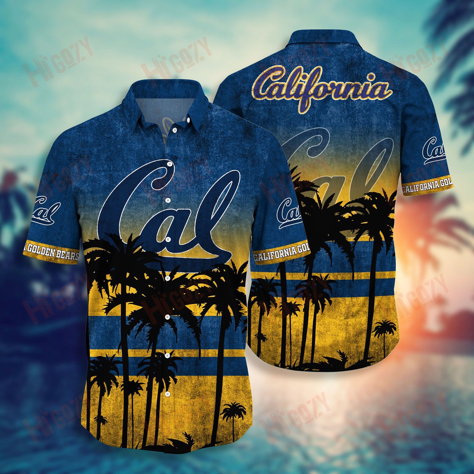 California Golden Bears Hawaiian Shirt Short Style Hot Trending Summer Ha27107