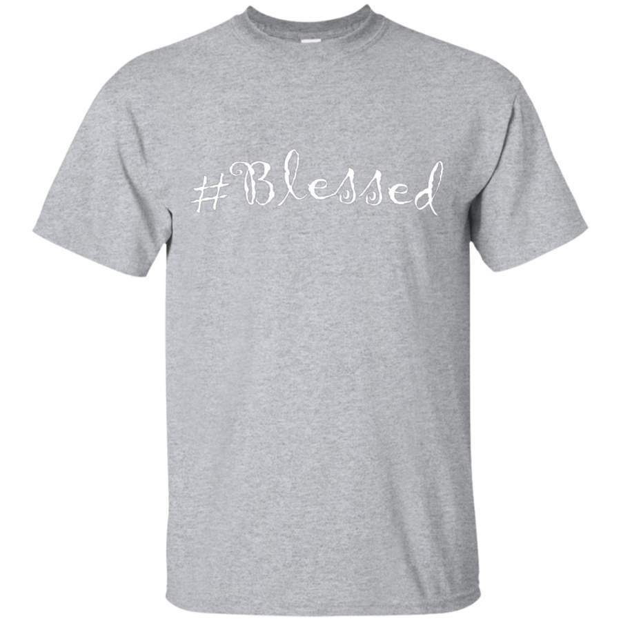 AGR #Blessed Shirt – Hashtag Blessed T-Shirt_Black