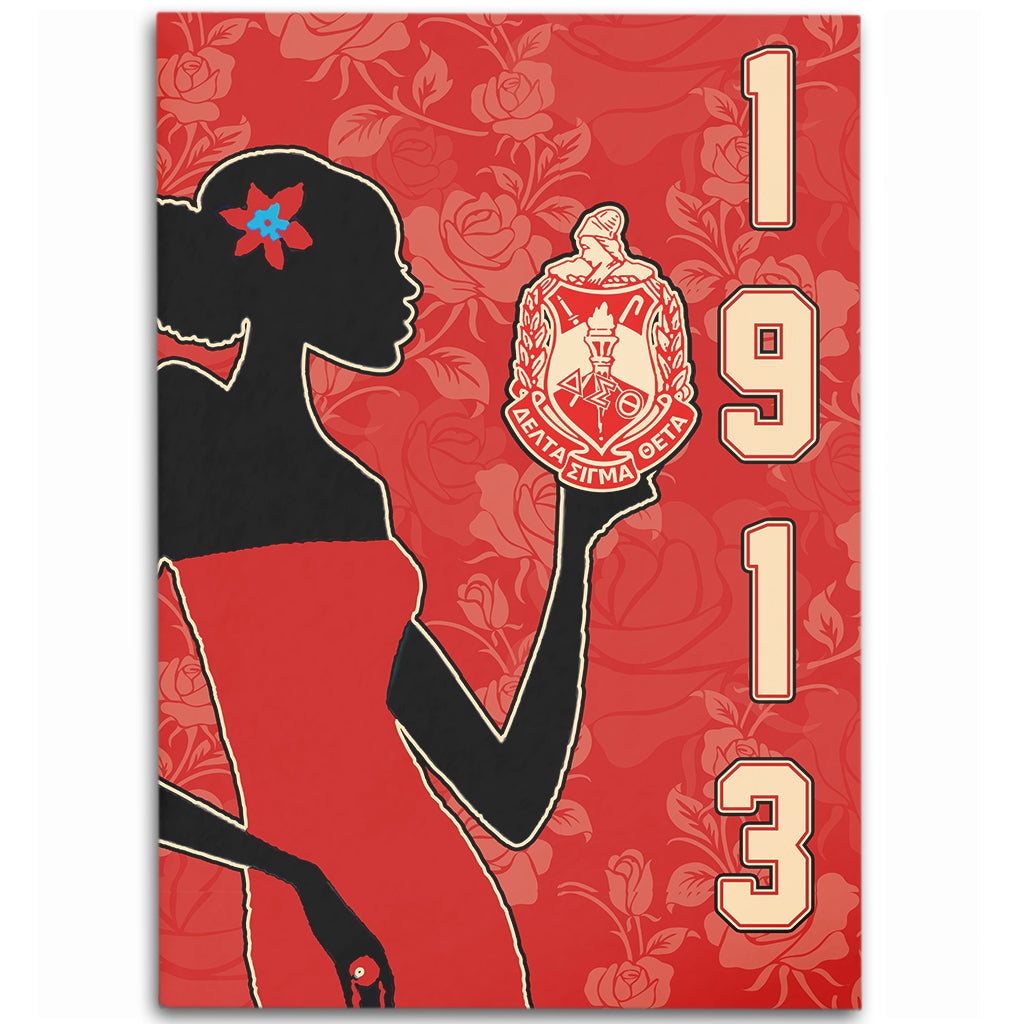 Wonderprint Area Rug Delta Sigma Theta Girl Rug Lt10