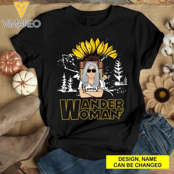 Personalized Wander Women Camping Tshirt Printed