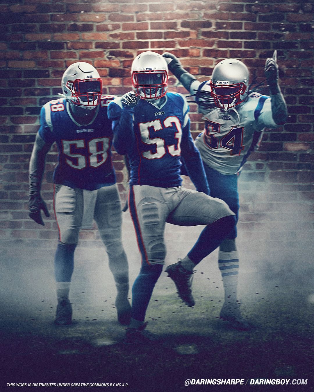 New England Patriots Brothers Dont’A Hightower 54 Kyle Van Noy 53 Anfernee Jennings 58 Poster For Fans poster canvas