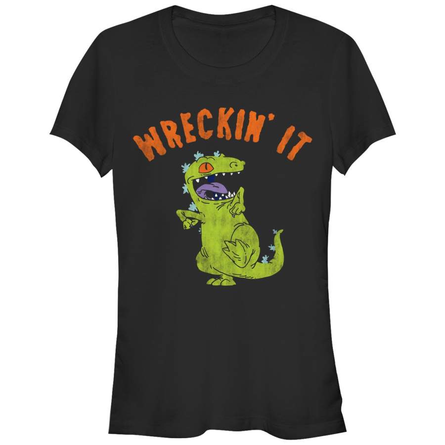 Rugrats Junior’s Wreckin’ It Reptar  T Shirt