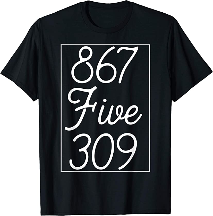 8675309 Retro Nostalgic and Vintage Funny 80s T-Shirt