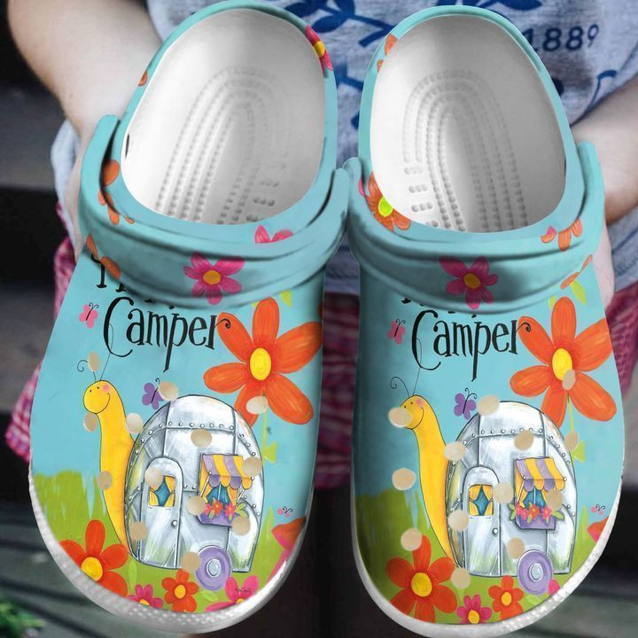 Camping Snail Happy Camper clog Shoes