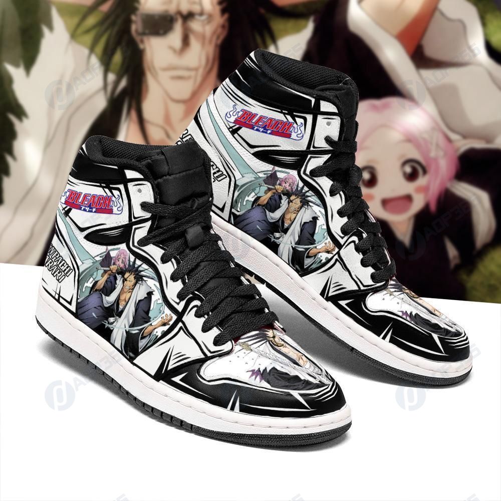 Kenpachi And Yachiru Sneakers Bleach Anime Shoes Fan Gift Idea Mn05 Air Jordan 13 Shoes Hajd2403094