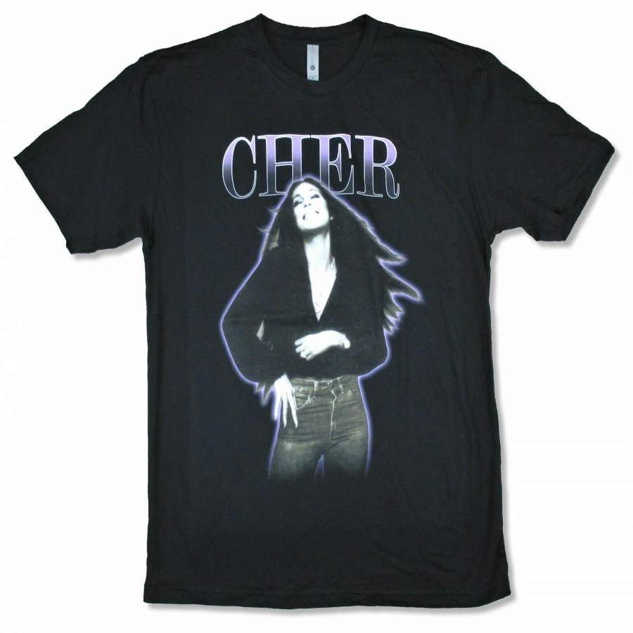 Cher Purple Outline Vintage t shirt