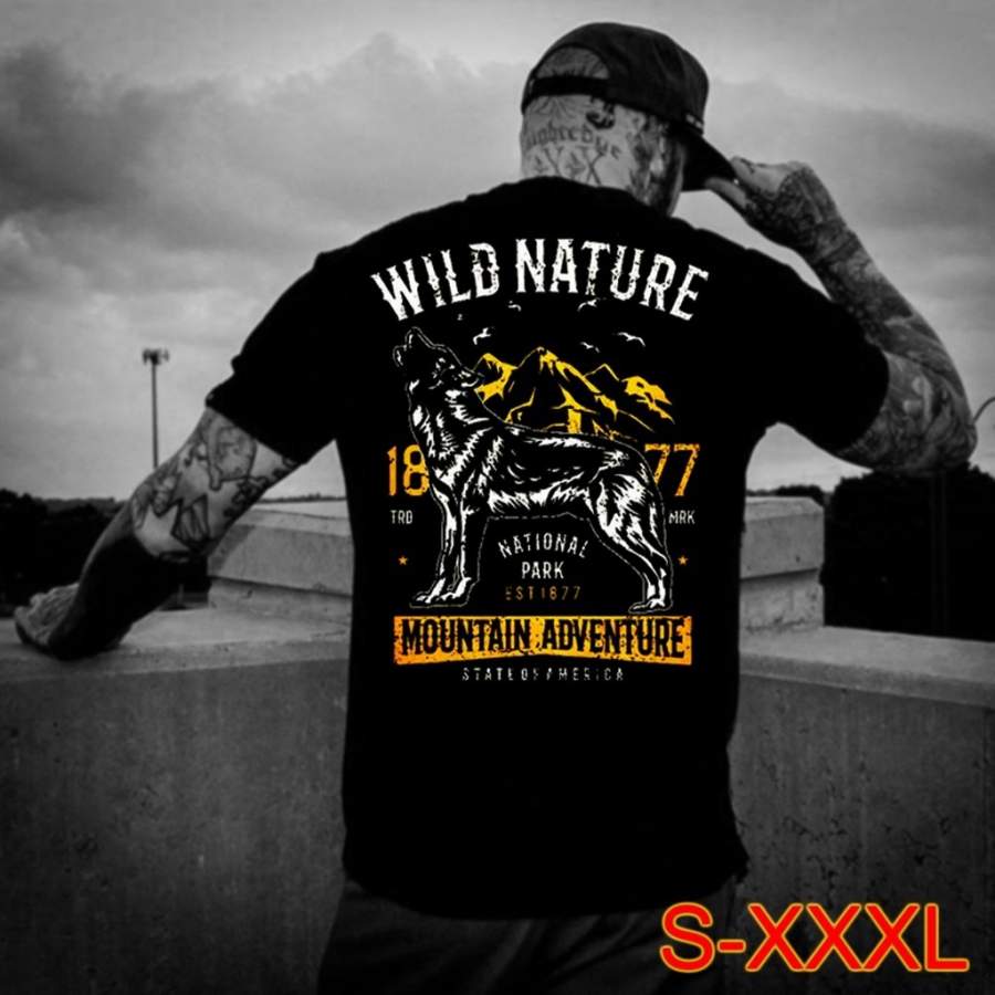 Wild Nature  T Shirt ;Wolf T Shirt