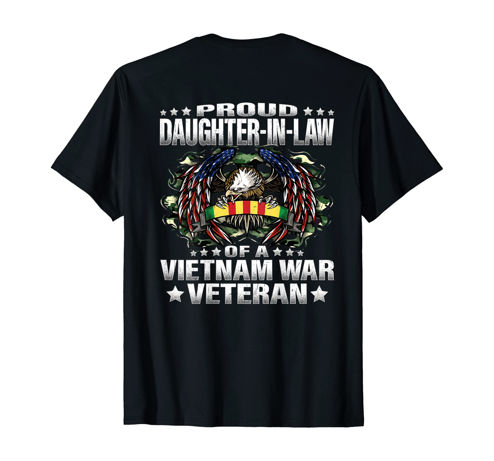 Proud Daughter-In-Law Of A Vietnam War Veteran Vet’S Family T-Shirt