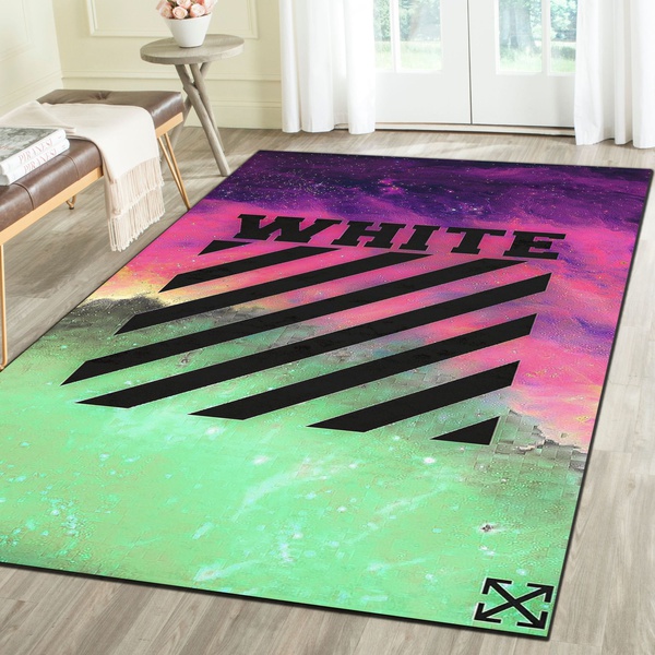 Off-White Rug,Hypebeast Living Room Carpet,Fashion Brand Floor Mat