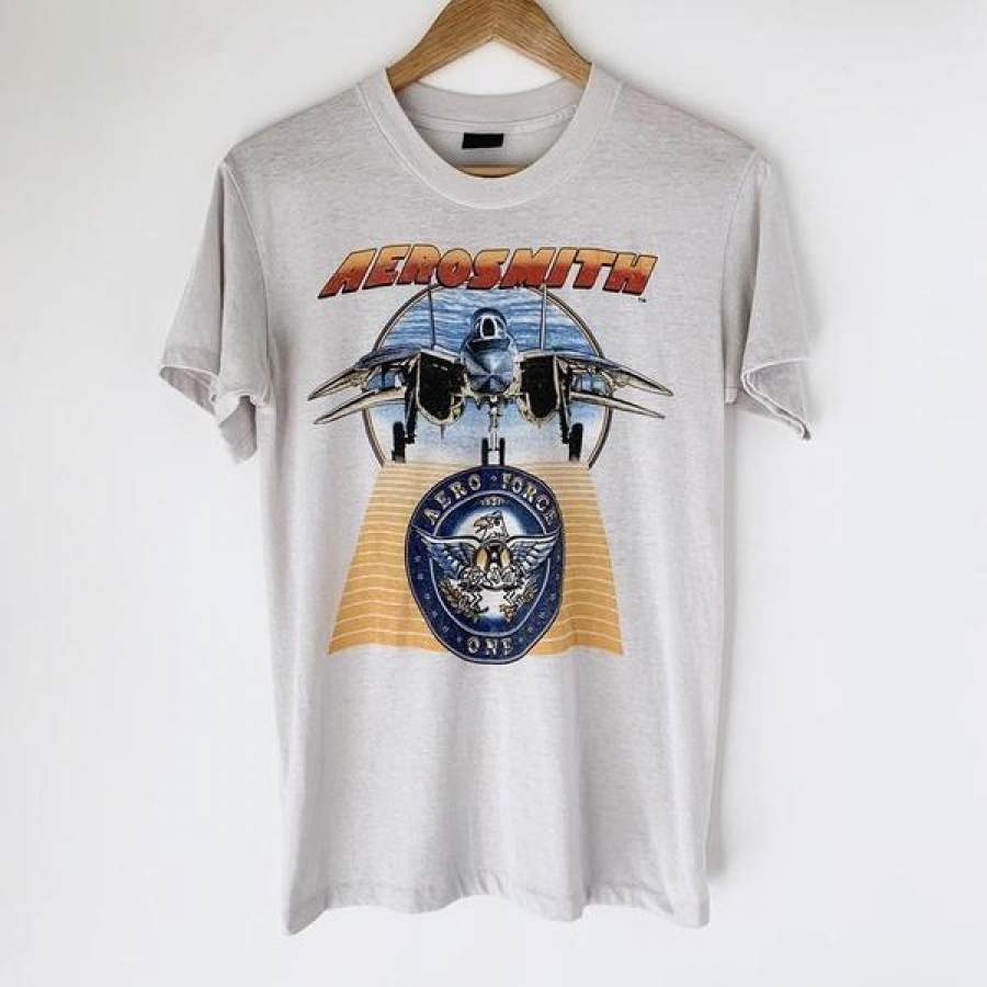 1986 Aerosmith Done With The Mirrors Vintage Tour Band Rock Shirt 80S 1980S