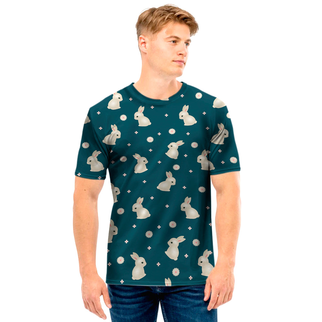 Baby Rabbit Pattern Print Men’S T-Shirt