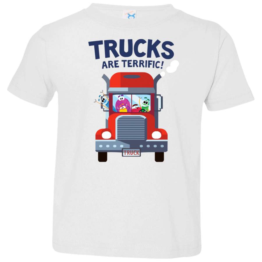 AGR ask the storybots trucks Toddler Jersey T-Shirt