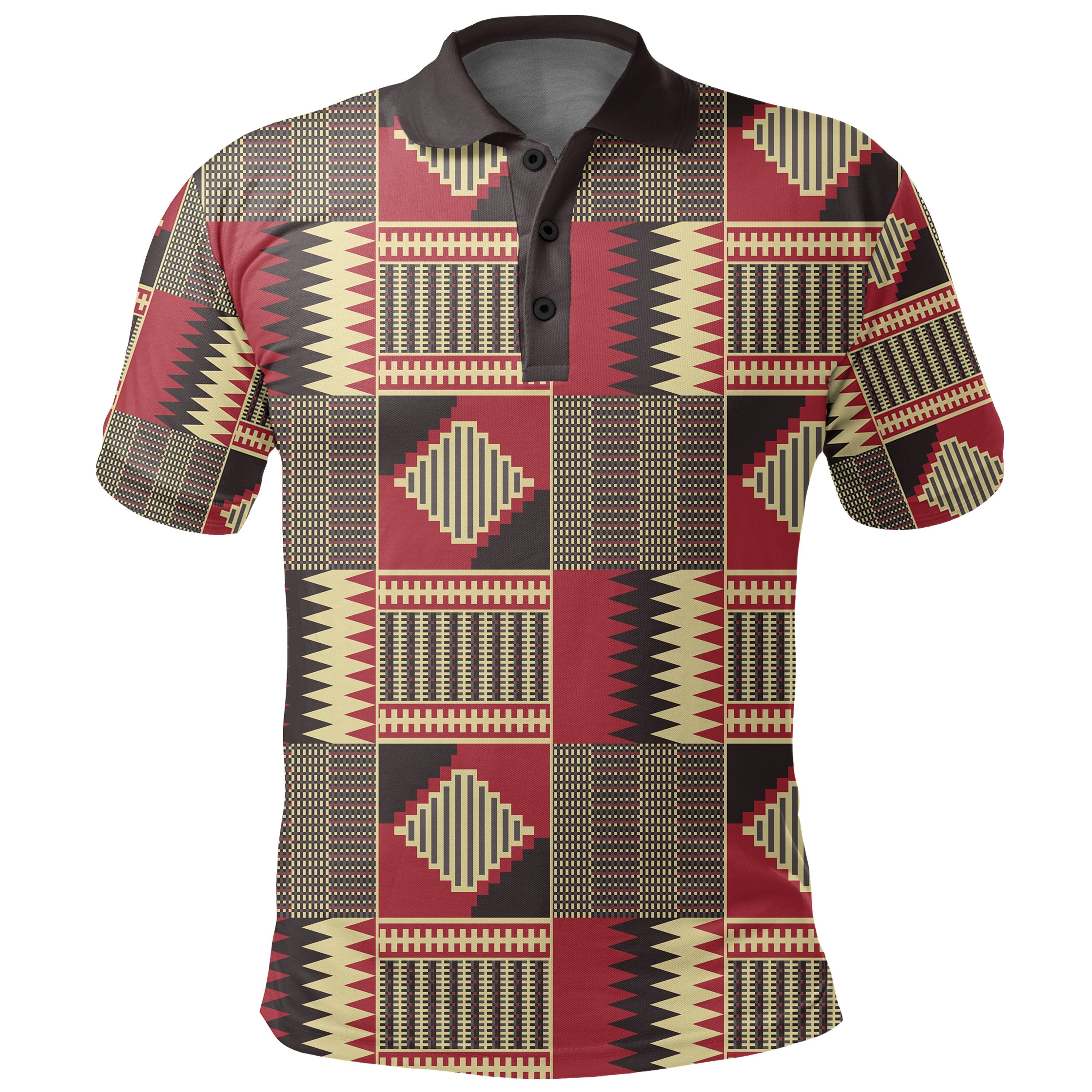 Kente Family Unity Polo Shirt