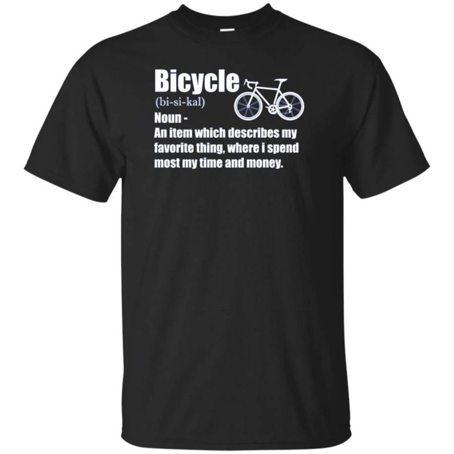 AGR Bicycle Noun – Cycling Shirt Funny Bicycle Cyclist T-shirt