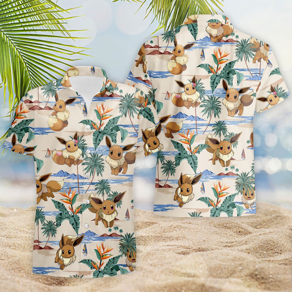 Pkm Tropical Hawaii Beach Shirt 2 P160605