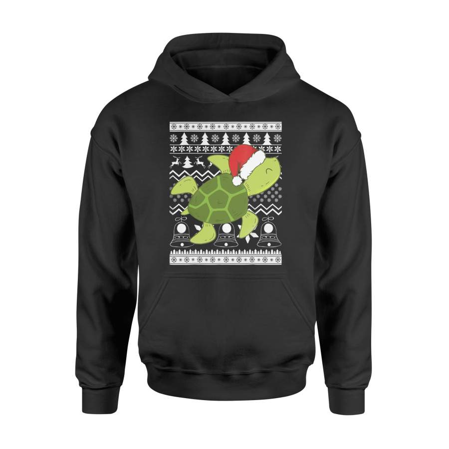 Sea Turtle Santa Christmas Ugly Sweater Shirt Xmas Gift – Standard Hoodie