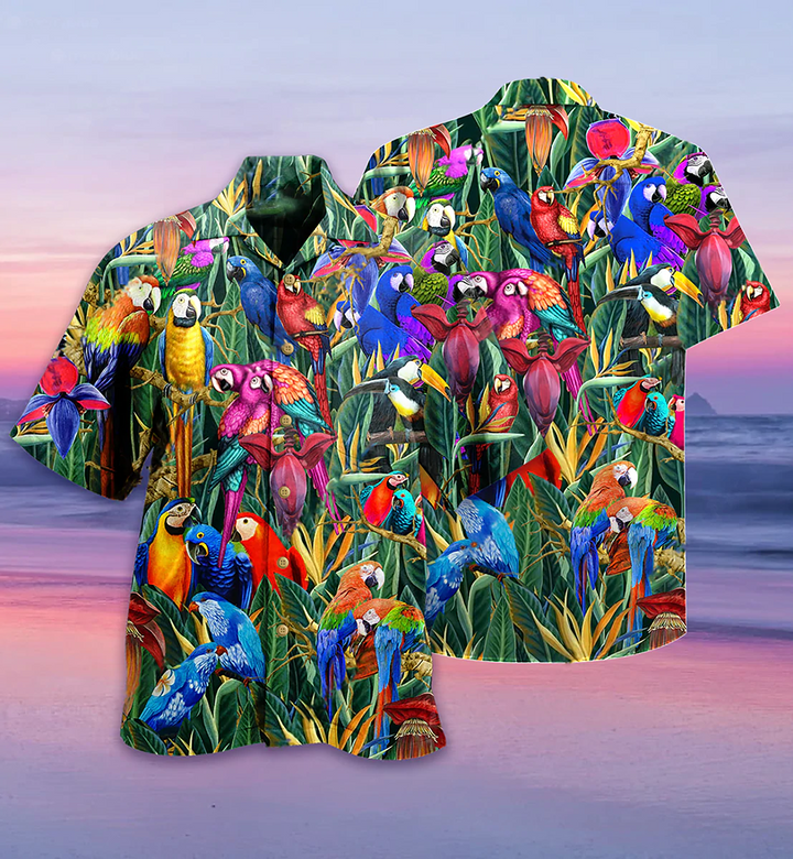 Parrot Amazing Tropical Hawaii Shirt Ha101301