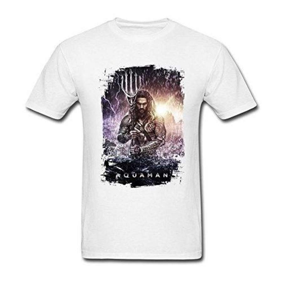 Men’S Jason Momoa As Aquaman Poster T Shirt Men Casual T-Shirt Digital Print Clothing