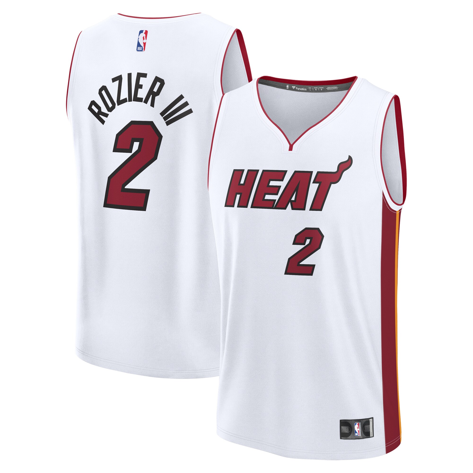 Terry Rozier Miami Heat Branded Youth Fast Break Player Jersey – Association Edition – White