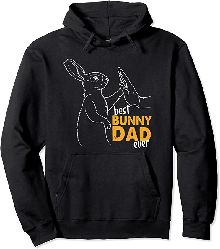 Best Bunny Dad Ever Best Rabbit Dad Jumper Pullover Hoodie