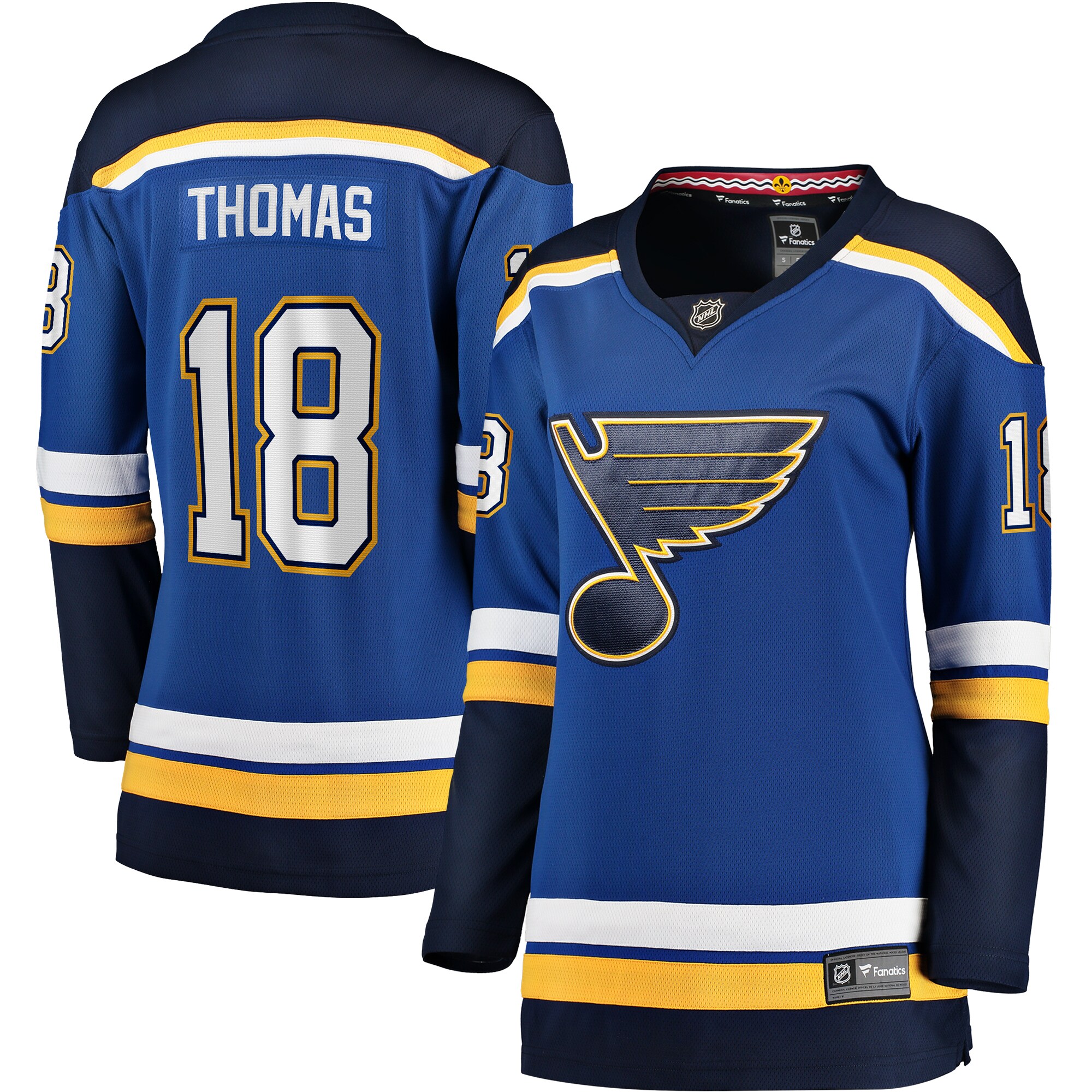 Robert Thomas St. Louis Blues Branded Women's Home Breakaway Player Jersey – Blue