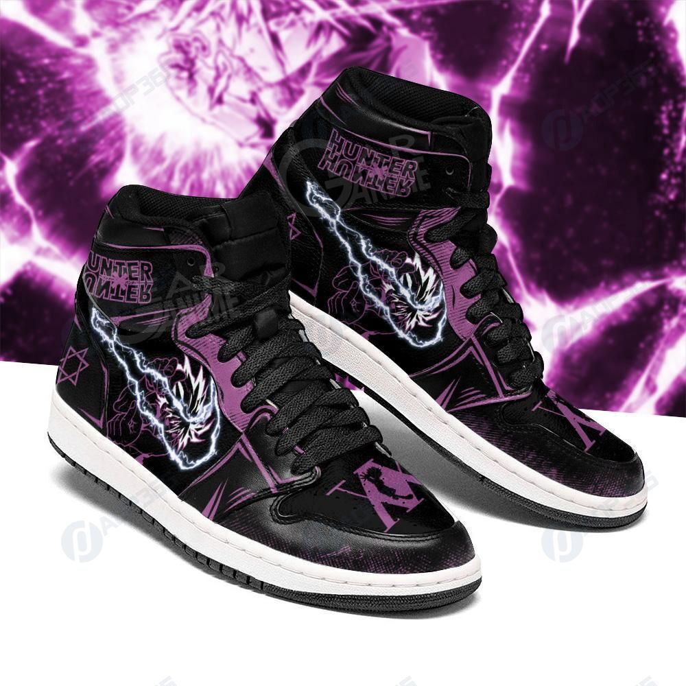 Killua Zoldyck Hunter X Hunter Sneakers Power Hxh Anime Shoes Air Jordan 13 Shoes Hajd2403334