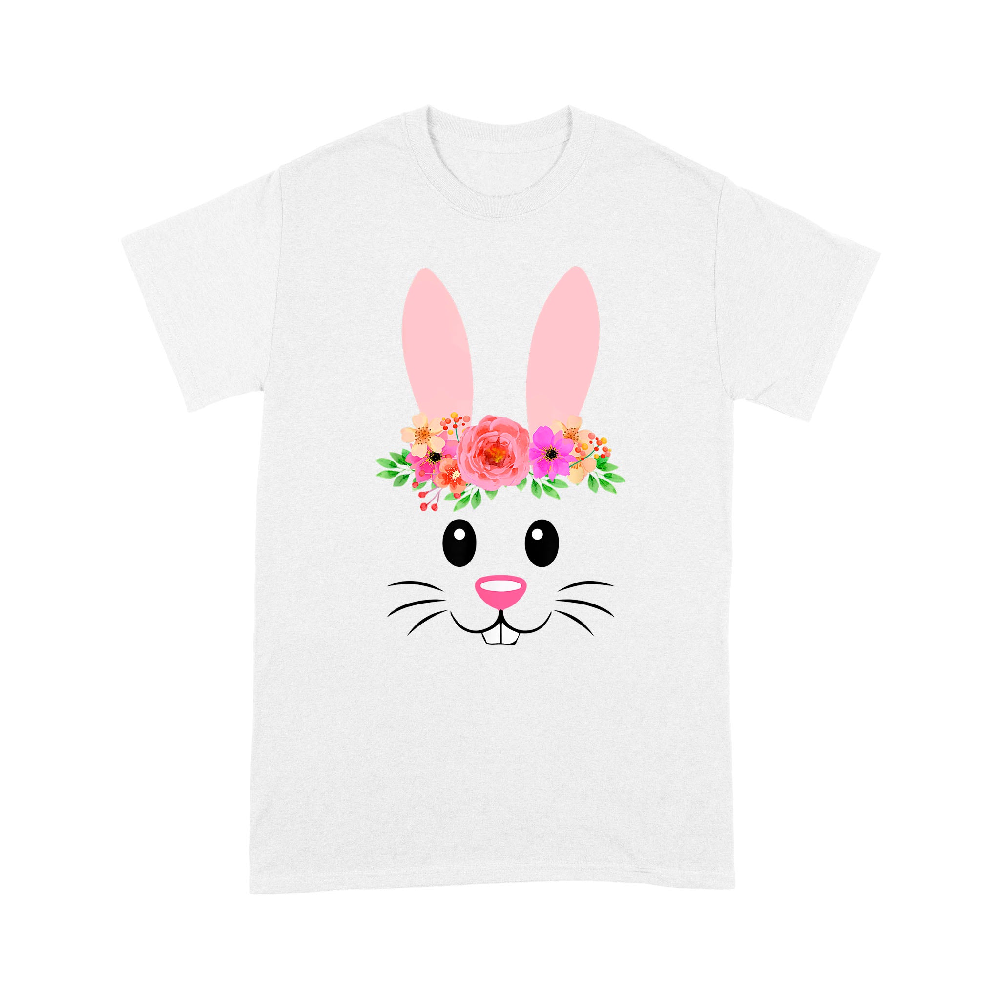 Cute Easter Bunny Face Shirt For Girls And Toddlers – Standard T-Shirt