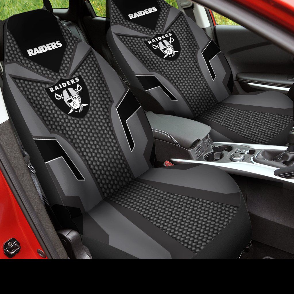 Raiders Car Seat Covers (Set Of 2) – V5