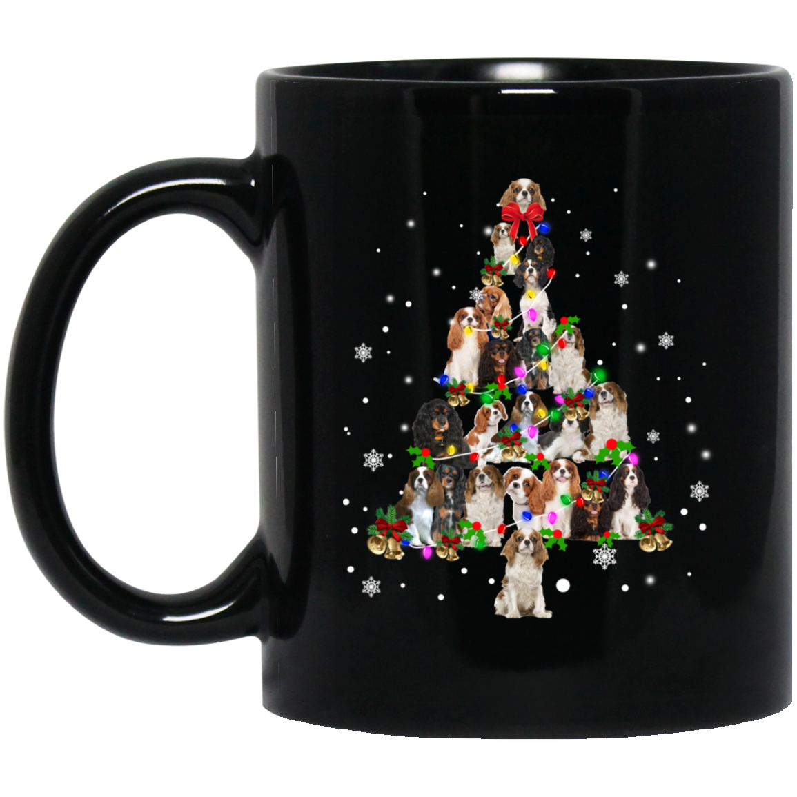 Christmas Lights Cavalier King Charles Spaniel Dog Christmas Tree Mug