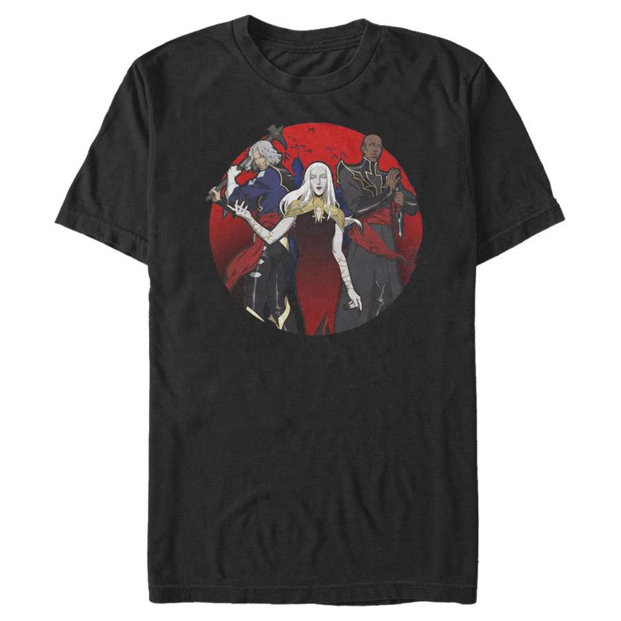 Castlevania Men’s Carmilla Villain Shot  T Shirt