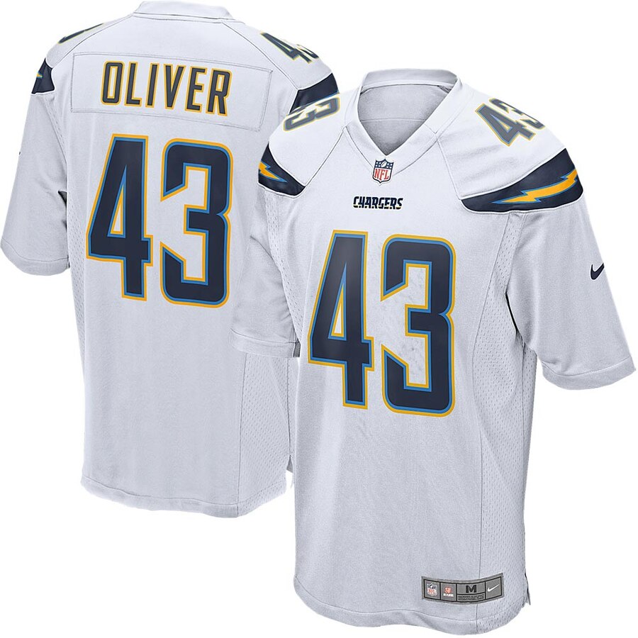 Branden Oliver Los Angeles Chargers Nike Game Jersey – White