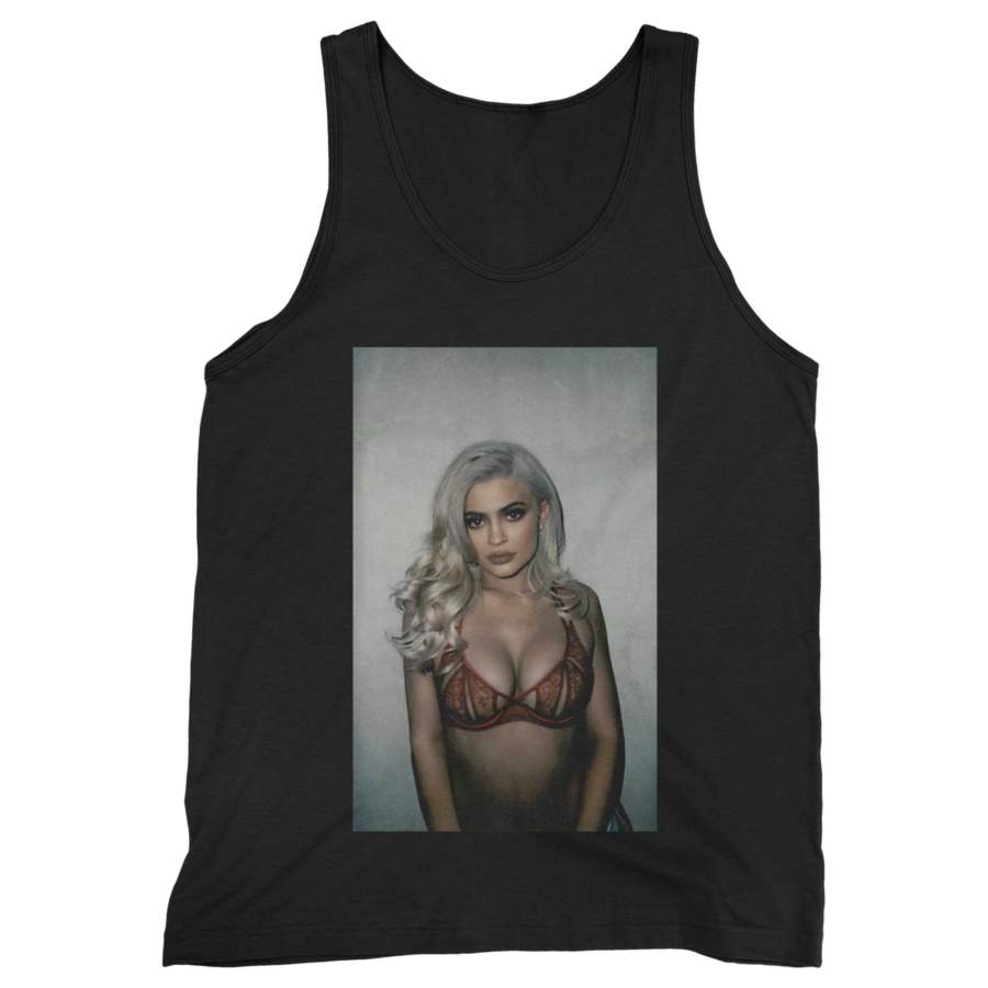 Kylie Jenner Photoshoot Trendy Instagram Man’s Tank Top