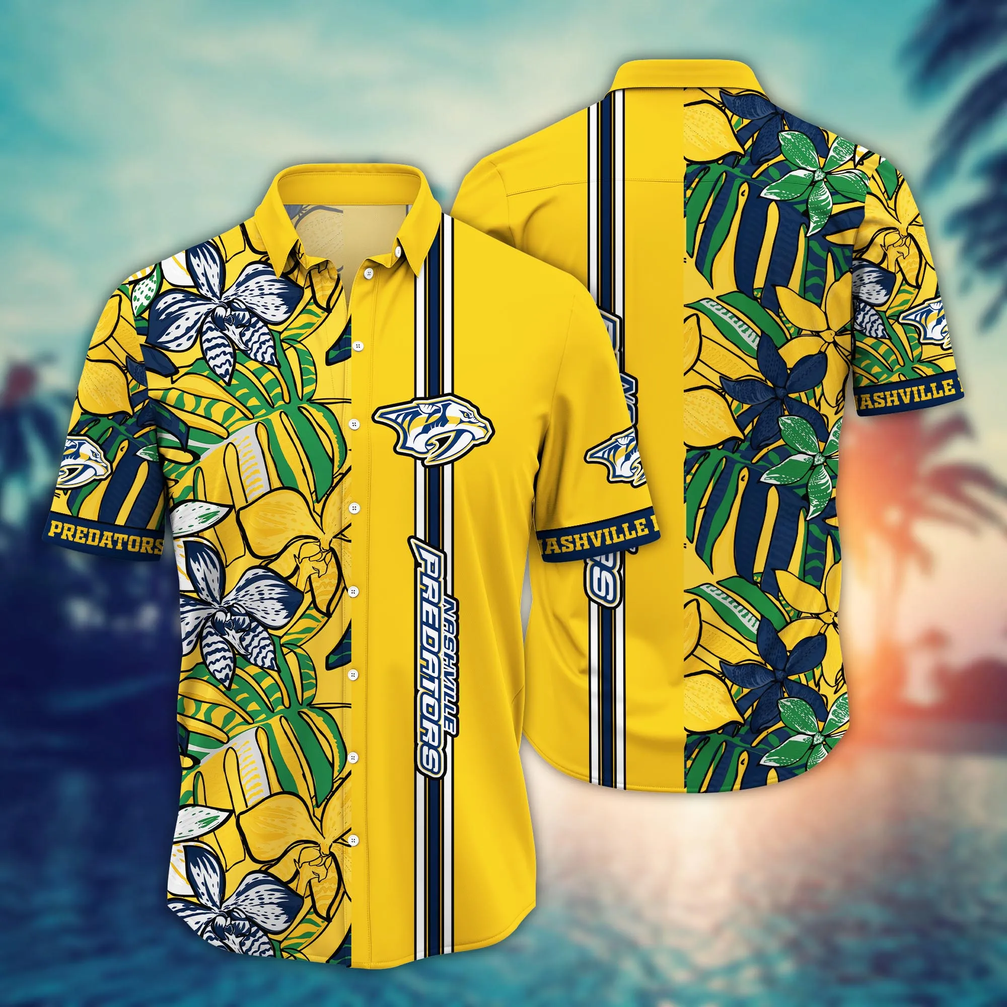 Nashville Predators Nhl Hawaiian Shirt Sandals Aloha Shirt