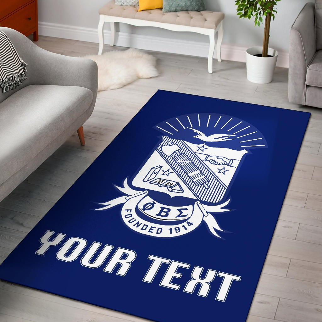 Fraternity Area Rug – Personalized Phi Beta Sigma Area Rug Classic