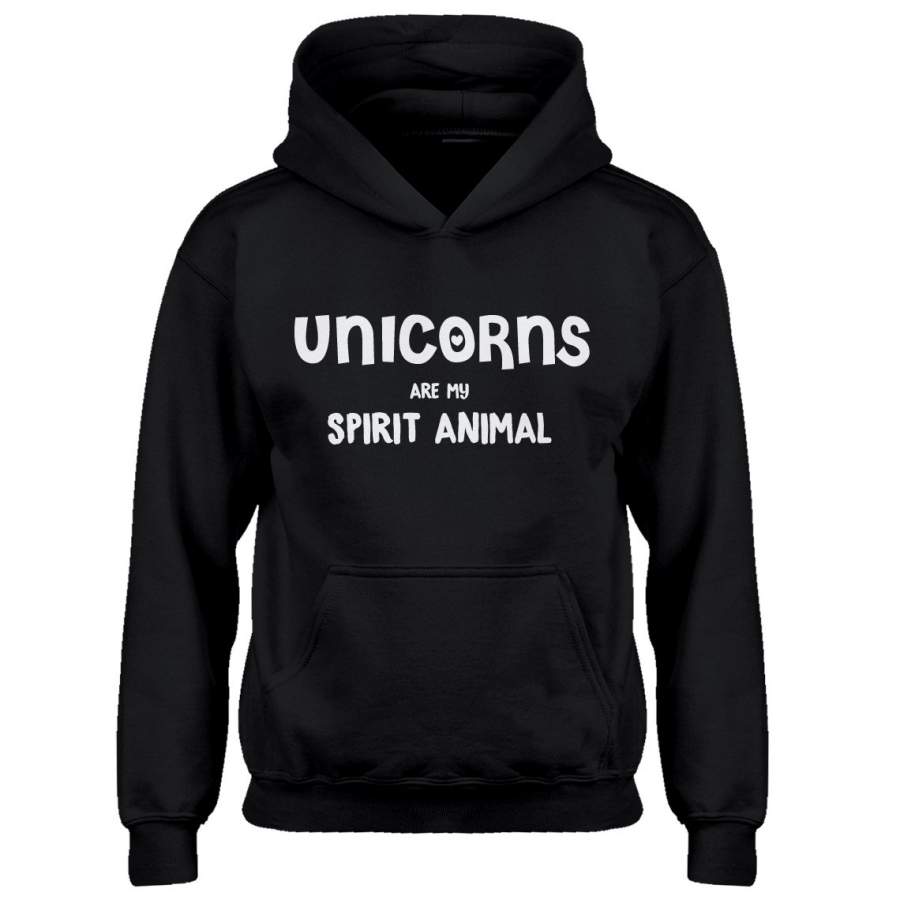 Youth Unicorns are my Spirit Animal Kids Hoodie