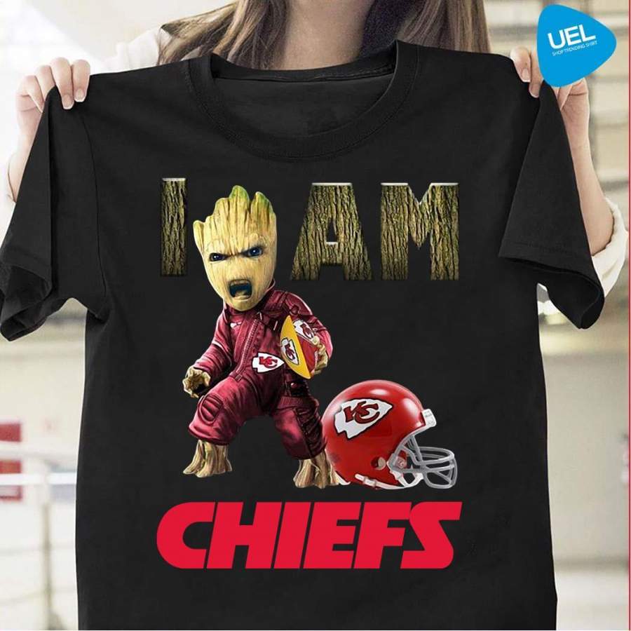 Kansas city chiefs baby groot Tshirt