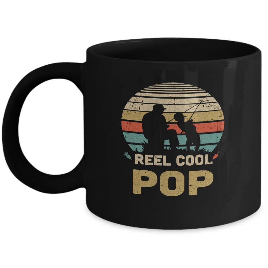 Vintage Father’s Day Gift Reel Cool Pop Fishing Mug