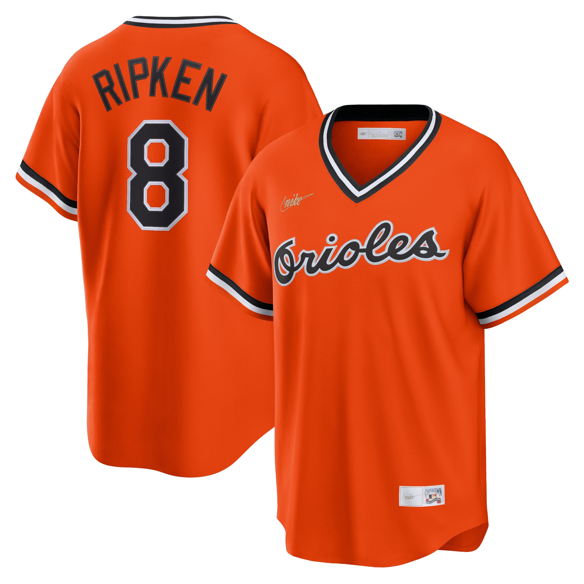 Men’s Baltimore Orioles Cal Ripken Jr. Orange Alternate Cooperstown Collection Player Jersey