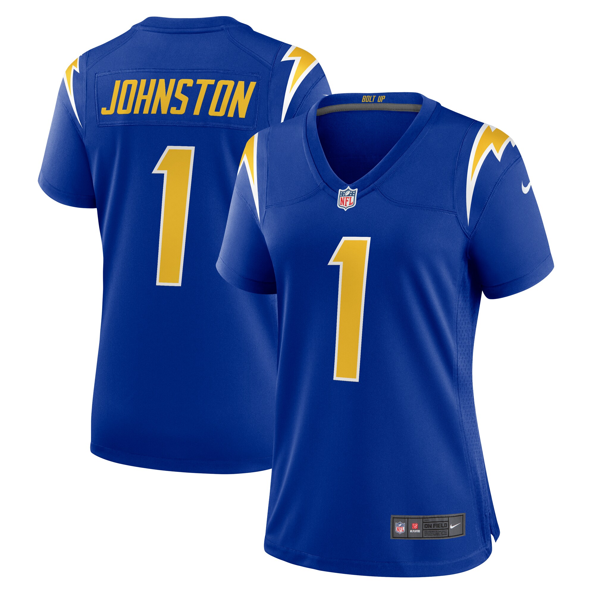 Quentin Johnston Los Angeles Chargers Women's Alternate Game Jersey – Royal