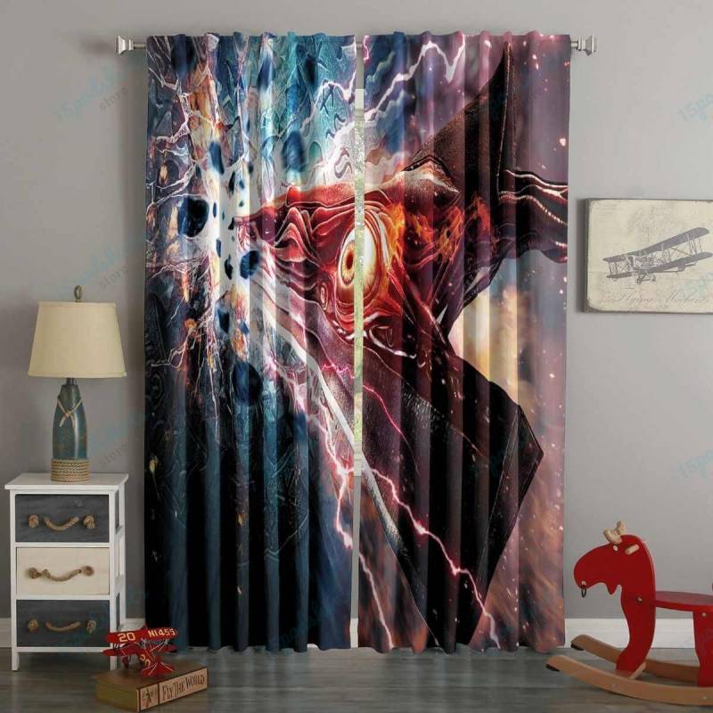 3D Printed Soul Calibur Style Custom Living Room Curtains