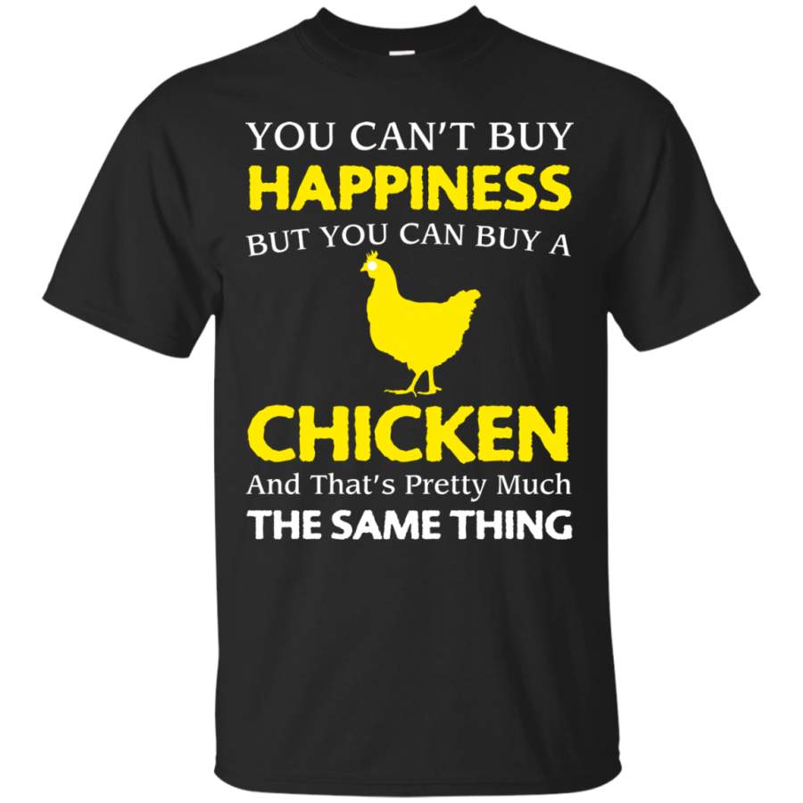 AGR NewmeUp Men’s Chicken Shirts You Can’t Buy Happiness But You Can Buy A Chicken TShirts