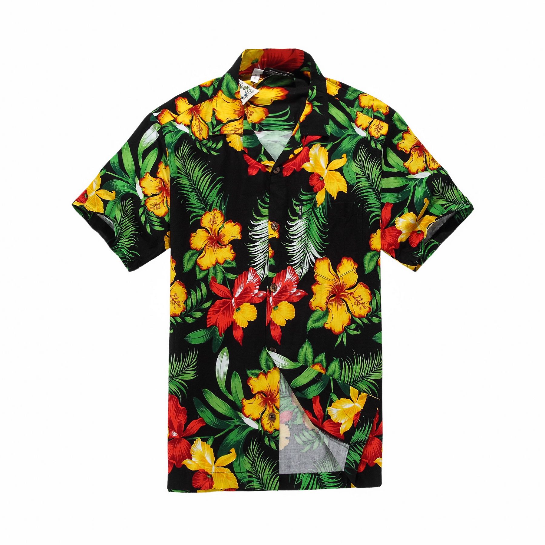 Floral Black Nice Design Hawaii Shirt Ha36801