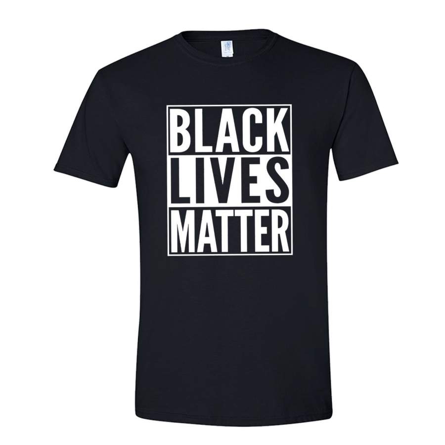 XtraFly Apparel Men’s Black Lives Matter BLM America Crewneck Short Sleeve T-shirt